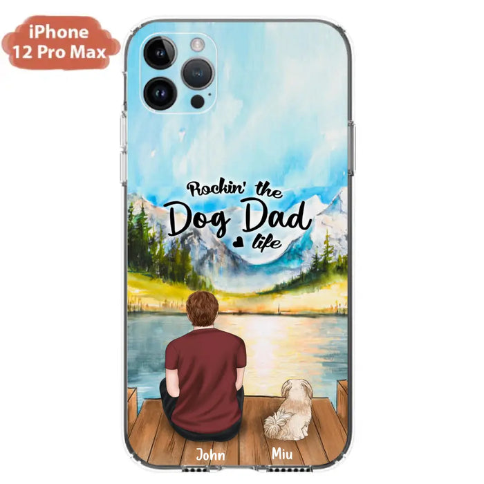 Personalized Pet Mom/Dad Phone Case - Chubby or Slim with up to 7 Pets