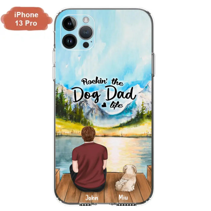 Personalized Pet Mom/Dad Phone Case - Chubby or Slim with up to 7 Pets