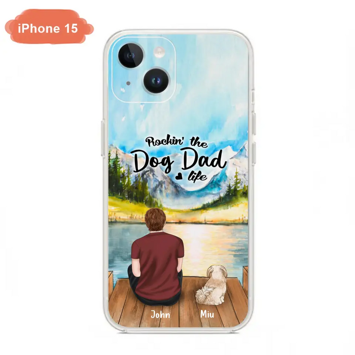 Personalized Pet Mom/Dad Phone Case - Chubby or Slim with up to 7 Pets