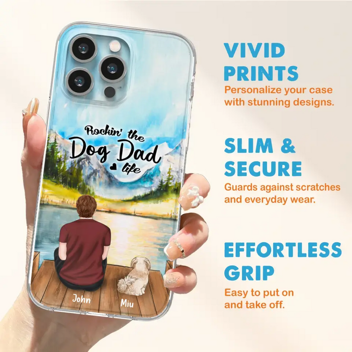 Personalized Pet Mom/Dad Phone Case - Chubby or Slim with up to 7 Pets