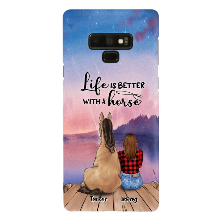 Personalized Horse/Dog Mom Phone Case - Upto 2 Horses and 3 Dogs - 9AGKN2