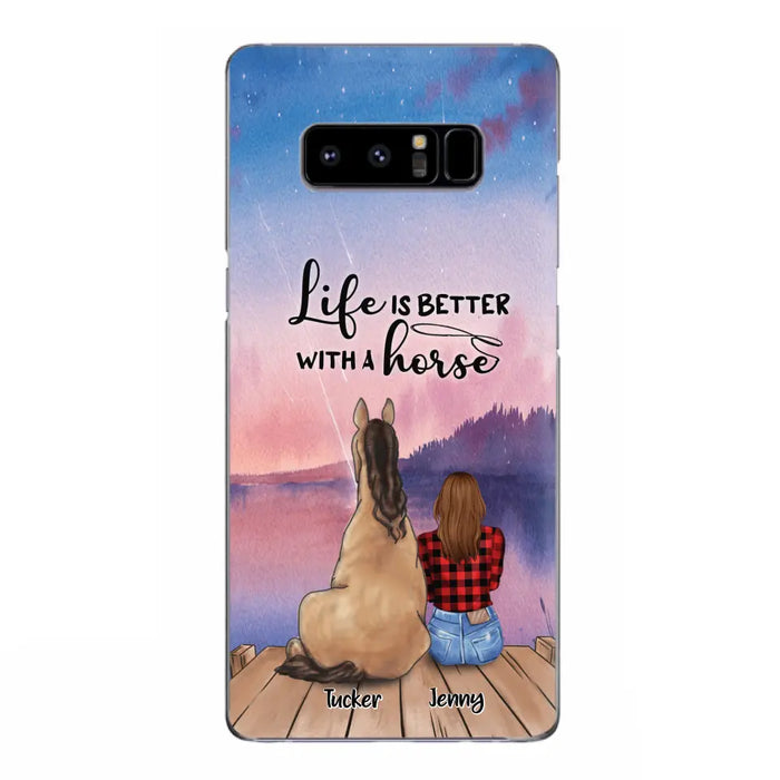 Personalized Horse/Dog Mom Phone Case - Upto 2 Horses and 3 Dogs - 9AGKN2