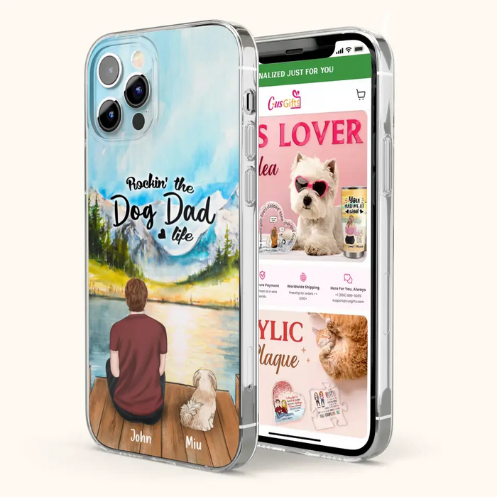 Personalized Pet Mom/Dad Case Phone Case - iPhone and Samsung Case (Updated for iPhone 13, iPhone 13 mini, iPhone 13 Pro, iPhone 13 Pro Max)