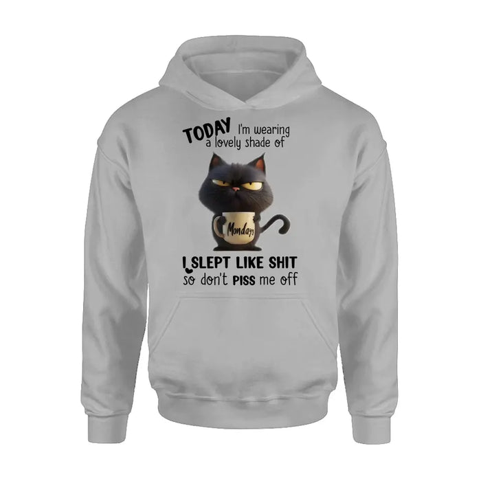 Custom Personalized Grumpy Cat T-shirt/ Long Sleeve/ Sweatshirt/ Hoodie - Gift Idea For Cat Lover/ Mother/ Friend - Today I'm Wearing A Lovely Shade Of