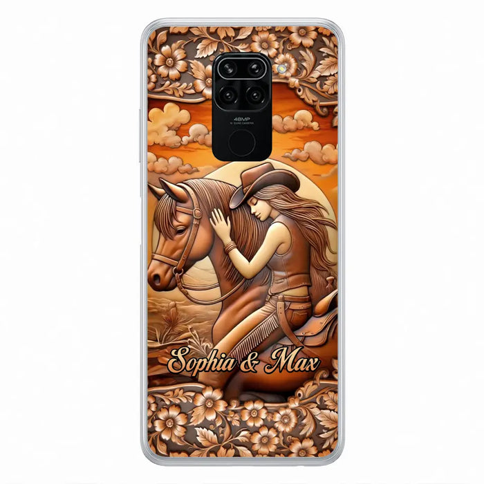 Custom Personalized Horse Girl Phone Case - Gift Idea For Horse Lover - Case For Xiaomi/ Oppo/ Huawei