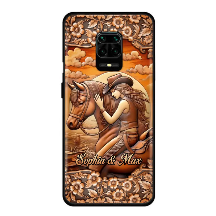 Custom Personalized Horse Girl Phone Case - Gift Idea For Horse Lover - Case For Xiaomi/ Oppo/ Huawei