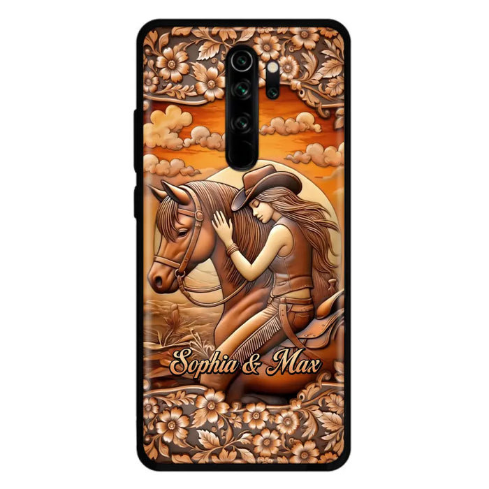 Custom Personalized Horse Girl Phone Case - Gift Idea For Horse Lover - Case For Xiaomi/ Oppo/ Huawei