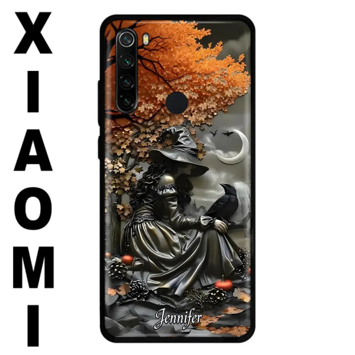 Custom Personalized Witch Phone Case - Halloween/ Birthday Gift Idea For Yourself, Women, Witch Lovers - Case For Xiaomi/ Oppo/ Huawei