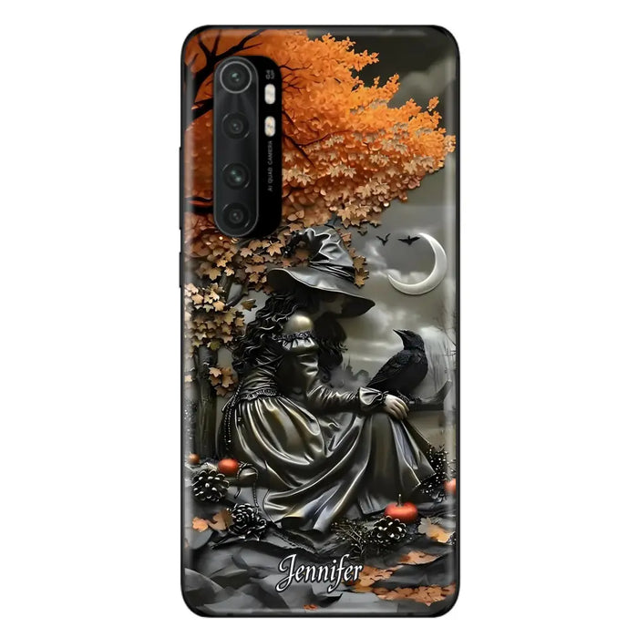 Custom Personalized Witch Phone Case - Halloween/ Birthday Gift Idea For Yourself, Women, Witch Lovers - Case For Xiaomi/ Oppo/ Huawei