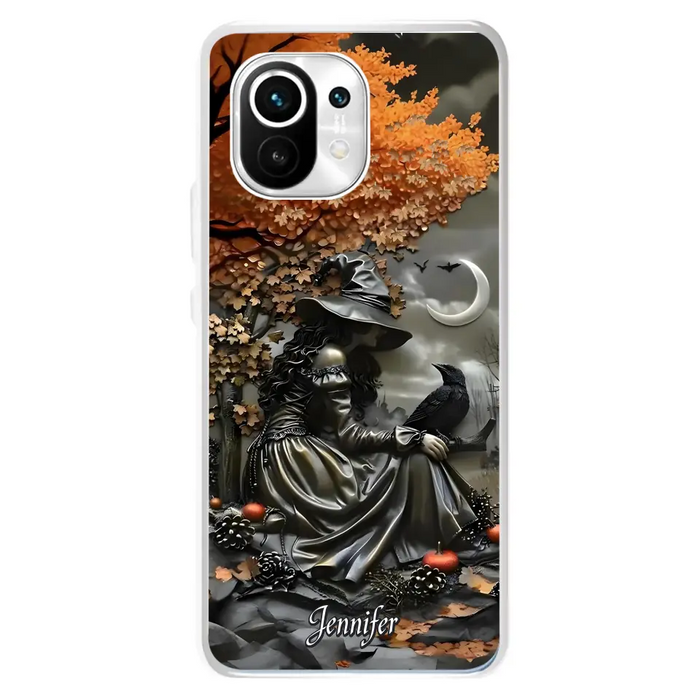 Custom Personalized Witch Phone Case - Halloween/ Birthday Gift Idea For Yourself, Women, Witch Lovers - Case For Xiaomi/ Oppo/ Huawei