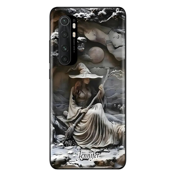 Custom Personalized Witch Phone Case - Halloween/ Birthday Gift Idea For Yourself, Witch Lovers - Case For Xiaomi/ Oppo/ Huawei