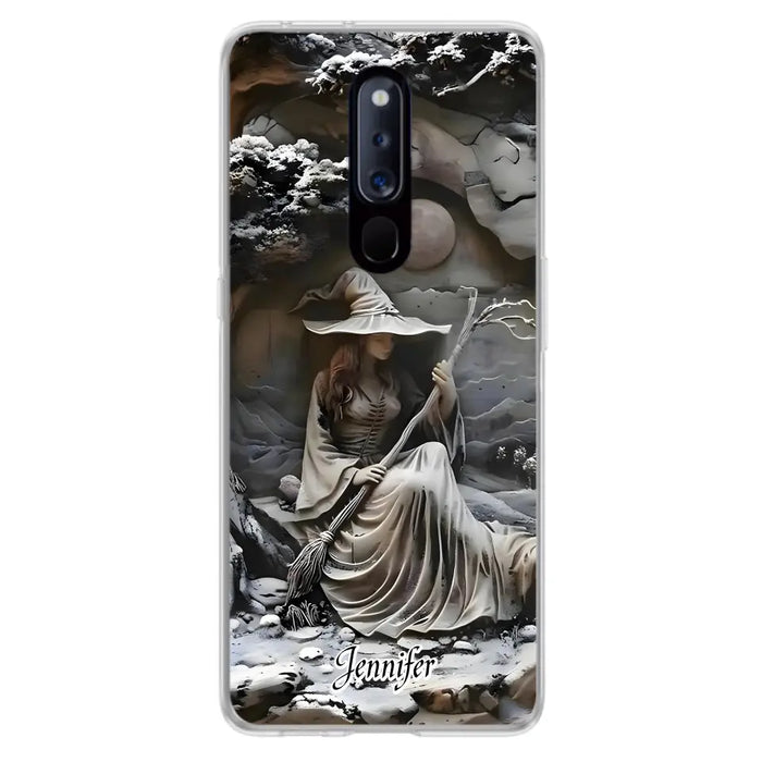 Custom Personalized Witch Phone Case - Halloween/ Birthday Gift Idea For Yourself, Witch Lovers - Case For Xiaomi/ Oppo/ Huawei