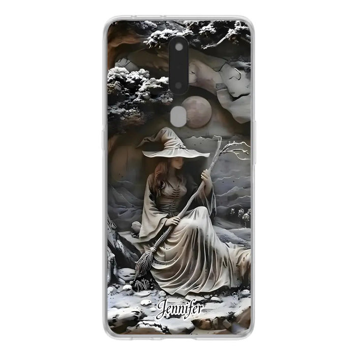 Custom Personalized Witch Phone Case - Halloween/ Birthday Gift Idea For Yourself, Witch Lovers - Case For Xiaomi/ Oppo/ Huawei