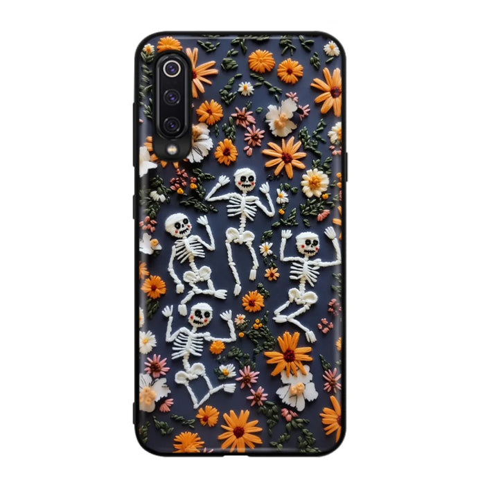 Custom Personalized 3D Skeleton Phone Case - Halloween Gift Idea - Case For Xiaomi/ Oppo/ Huawei