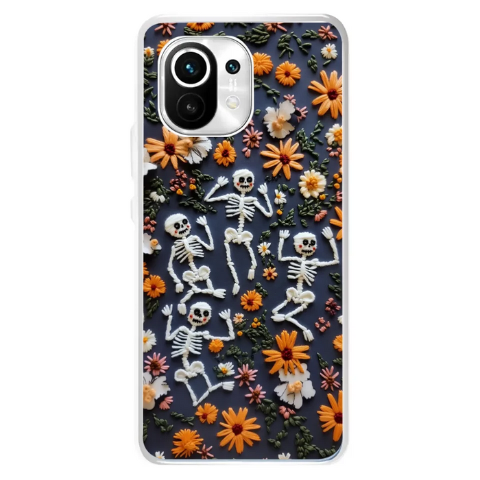 Custom Personalized 3D Skeleton Phone Case - Halloween Gift Idea - Case For Xiaomi/ Oppo/ Huawei