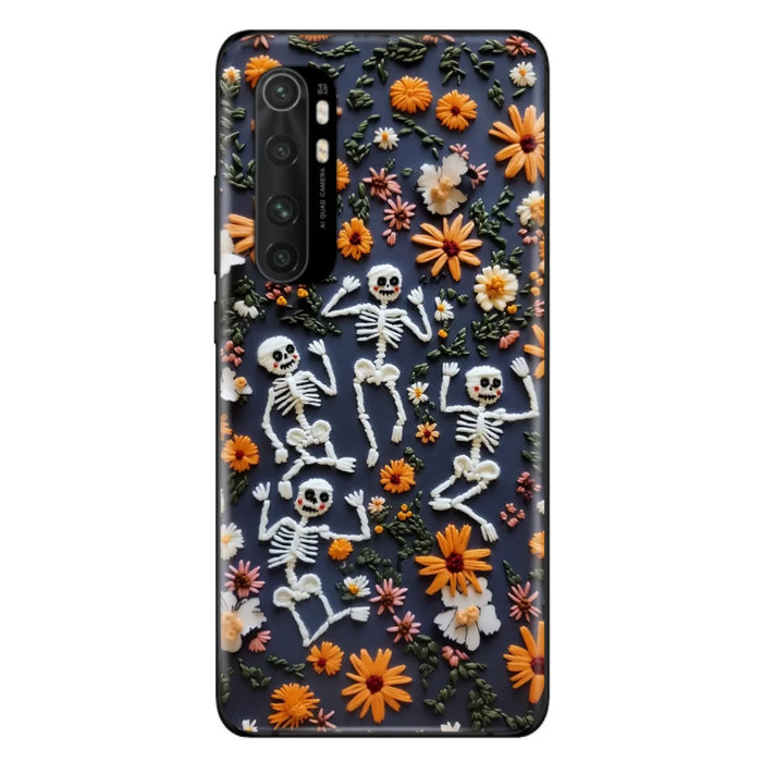 Custom Personalized 3D Skeleton Phone Case - Halloween Gift Idea - Case For Xiaomi/ Oppo/ Huawei