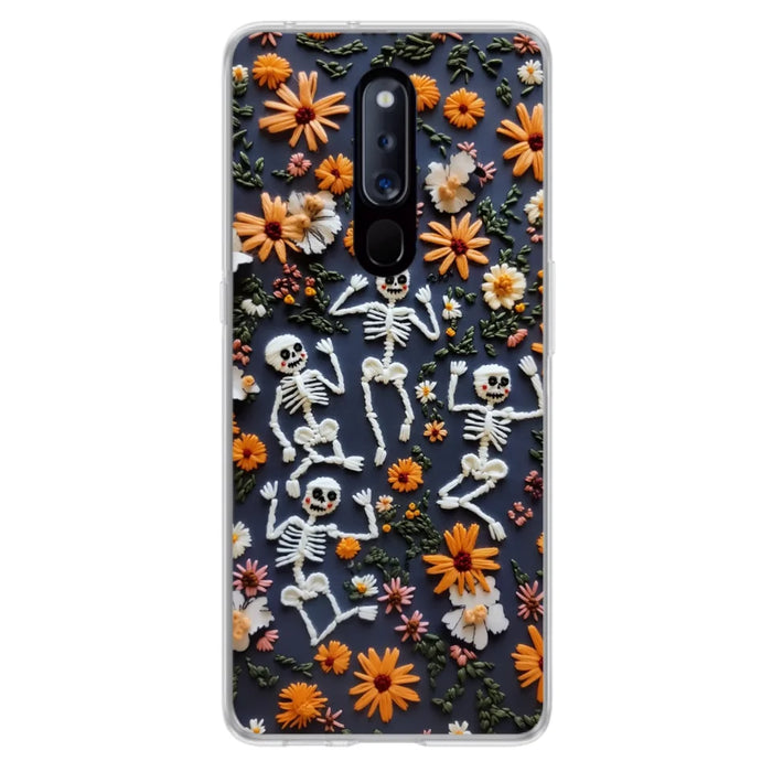 Custom Personalized 3D Skeleton Phone Case - Halloween Gift Idea - Case For Xiaomi/ Oppo/ Huawei