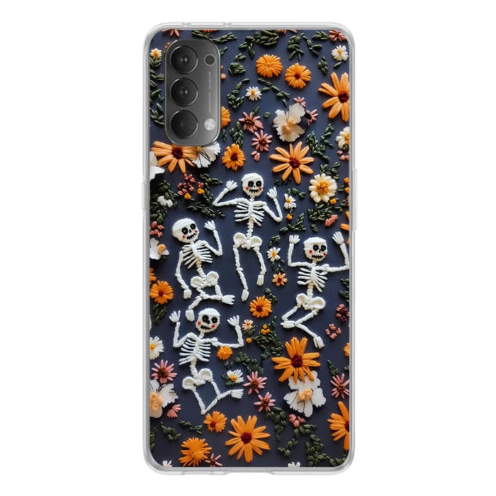 Custom Personalized 3D Skeleton Phone Case - Halloween Gift Idea - Case For Xiaomi/ Oppo/ Huawei