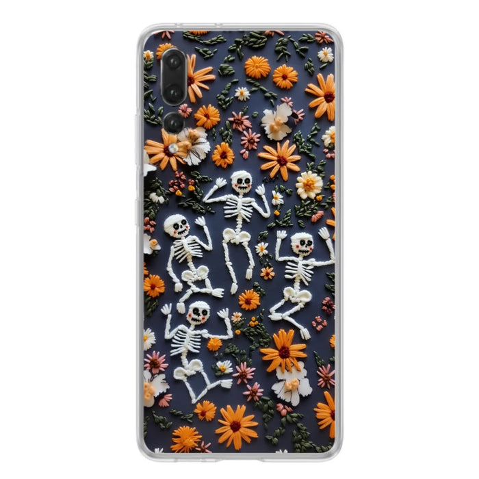 Custom Personalized 3D Skeleton Phone Case - Halloween Gift Idea - Case For Xiaomi/ Oppo/ Huawei