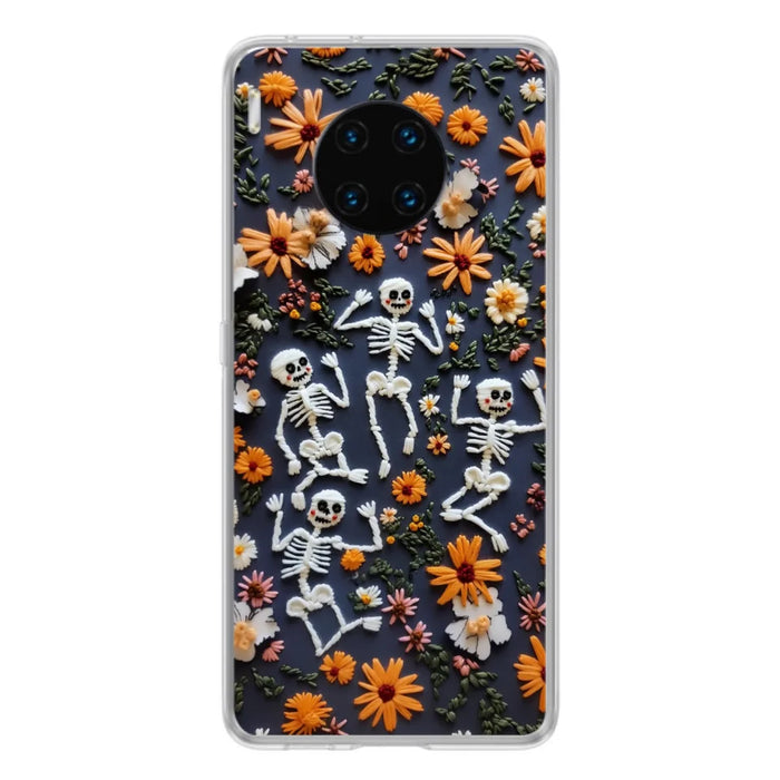 Custom Personalized 3D Skeleton Phone Case - Halloween Gift Idea - Case For Xiaomi/ Oppo/ Huawei