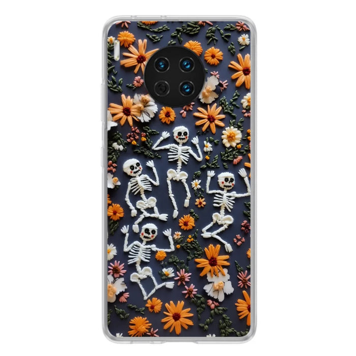 Custom Personalized 3D Skeleton Phone Case - Halloween Gift Idea - Case For Xiaomi/ Oppo/ Huawei