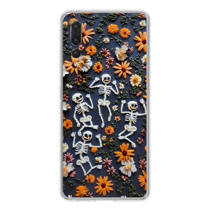 Custom Personalized 3D Skeleton Phone Case - Halloween Gift Idea - Case For Xiaomi/ Oppo/ Huawei