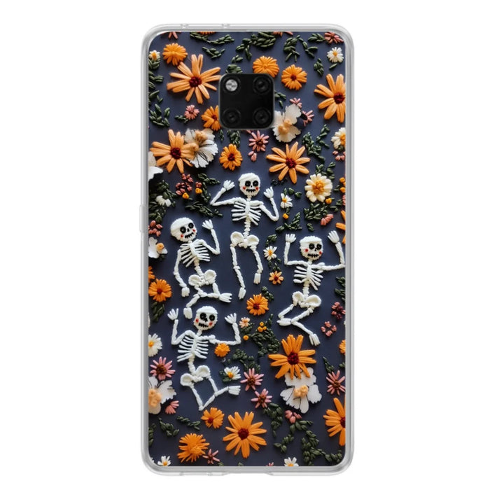 Custom Personalized 3D Skeleton Phone Case - Halloween Gift Idea - Case For Xiaomi/ Oppo/ Huawei