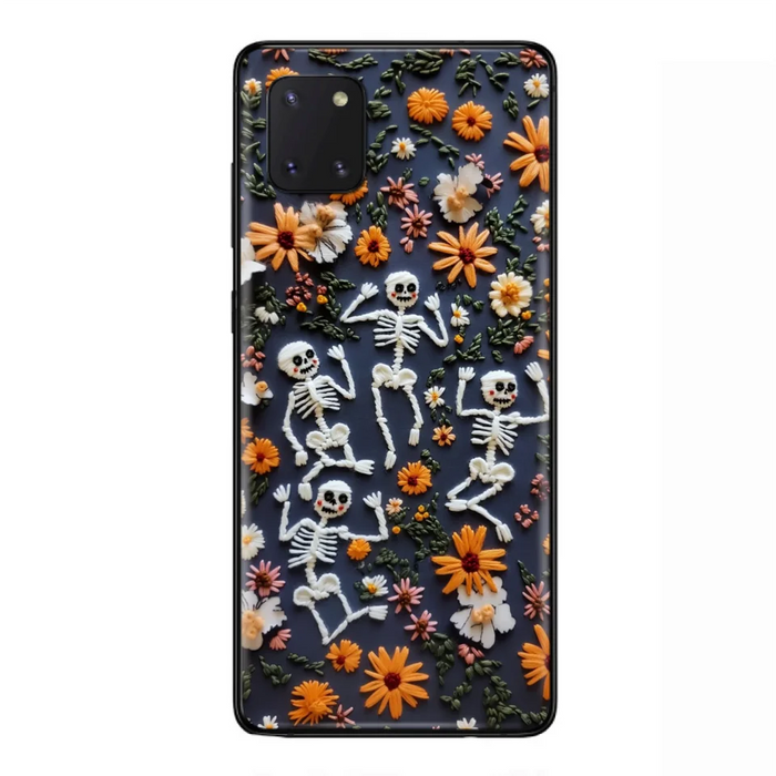 Custom Personalized 3D Skeleton Phone Case - Halloween Gift Idea - Case For iPhone/ Samsung