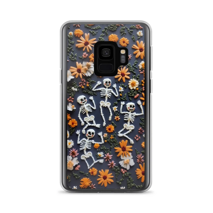 Custom Personalized 3D Skeleton Phone Case - Halloween Gift Idea - Case For iPhone/ Samsung