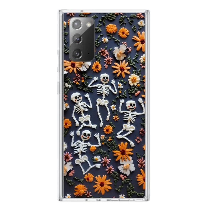 Custom Personalized 3D Skeleton Phone Case - Halloween Gift Idea - Case For iPhone/ Samsung