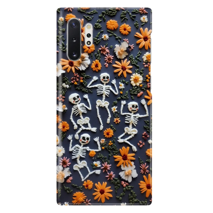 Custom Personalized 3D Skeleton Phone Case - Halloween Gift Idea - Case For iPhone/ Samsung