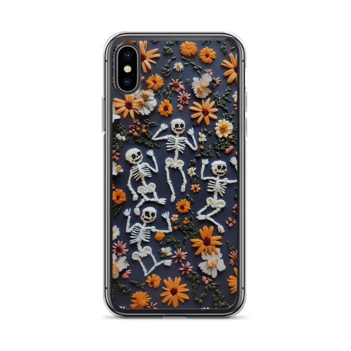 Custom Personalized 3D Skeleton Phone Case - Halloween Gift Idea - Case For iPhone/ Samsung