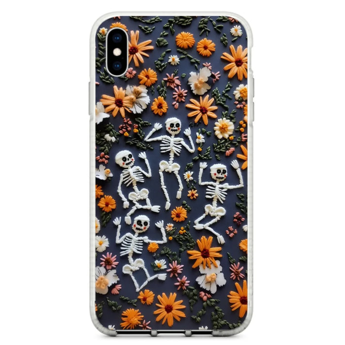 Custom Personalized 3D Skeleton Phone Case - Halloween Gift Idea - Case For iPhone/ Samsung