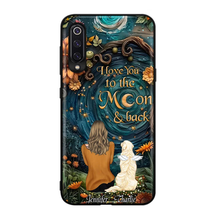 Custom Personalized Galaxy Night Phone Case - Gift Idea For Pet Owner - Case For Xiaomi/ Oppo/ Huawei - I Love You To The Moon & Back