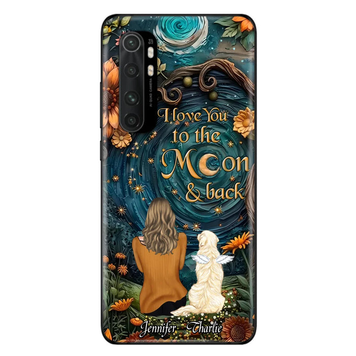 Custom Personalized Galaxy Night Phone Case - Gift Idea For Pet Owner - Case For Xiaomi/ Oppo/ Huawei - I Love You To The Moon & Back