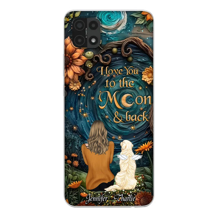 Custom Personalized Galaxy Night Phone Case - Gift Idea For Pet Owner - Case For Xiaomi/ Oppo/ Huawei - I Love You To The Moon & Back