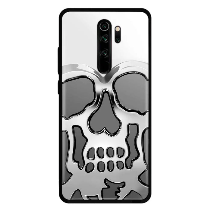 Custom Personalized Veteran Skull Metalic Phone Case - Gift Idea For Veteran - Case For Xiaomi/ Oppo/ Huawei