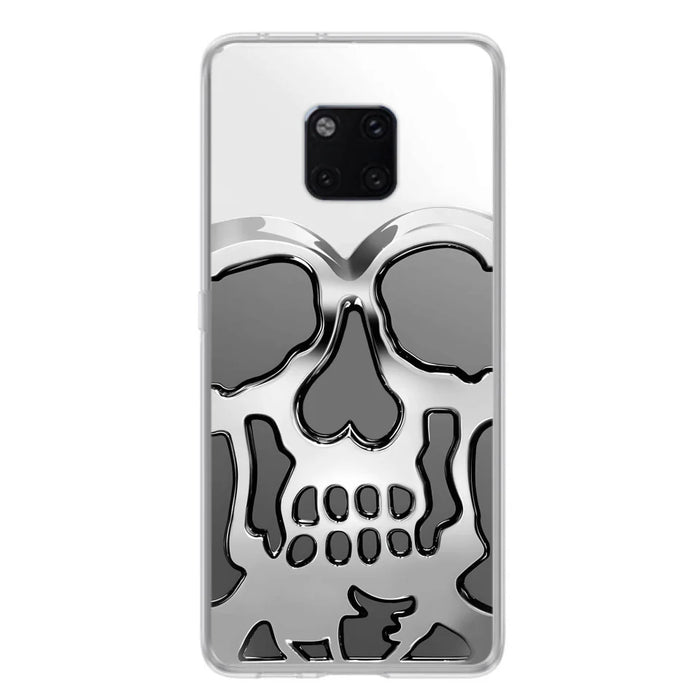 Custom Personalized Veteran Skull Metalic Phone Case - Gift Idea For Veteran - Case For Xiaomi/ Oppo/ Huawei