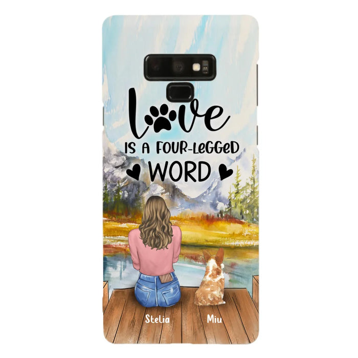 Custom Personalized Pet Mom/Pet Dad Phone Case - Gift for Dog Lovers/Cat Lovers - Up to 4 Pets - Life is better with fur babies