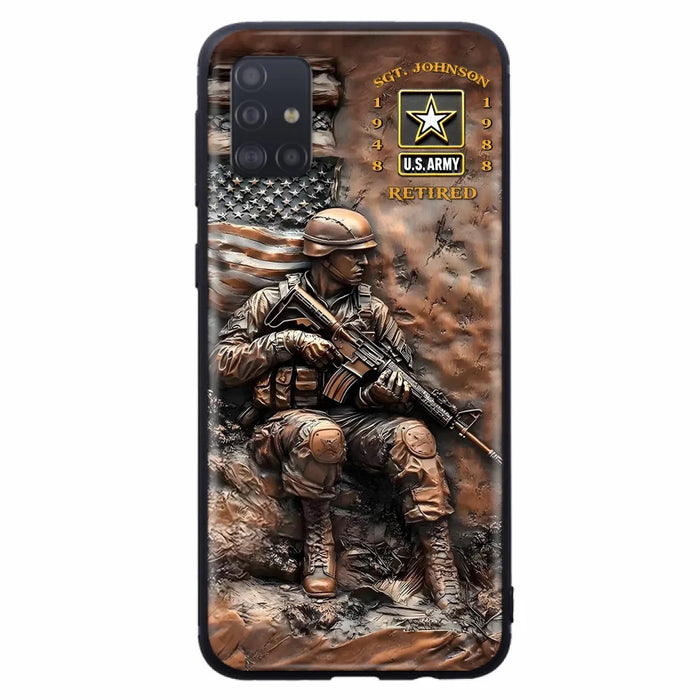 Custom Personalized Veteran Phone Case - Gift Idea For Veteran - Case For iPhone/ Samsung