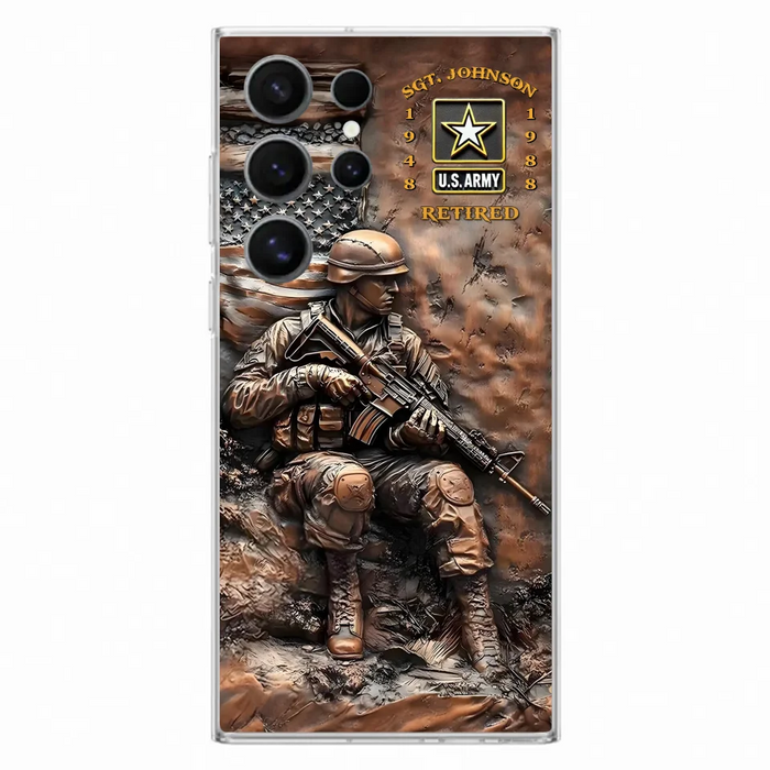 Custom Personalized Veteran Phone Case - Gift Idea For Veteran - Case For iPhone/ Samsung