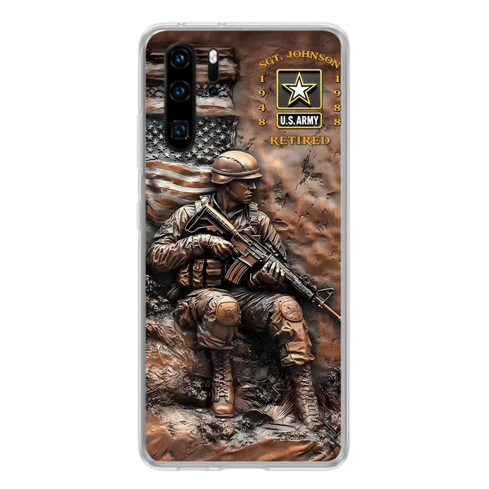 Custom Personalized Veteran Phone Case - Gift Idea For Veteran - Case For Xiaomi/ Oppo/ Huawei