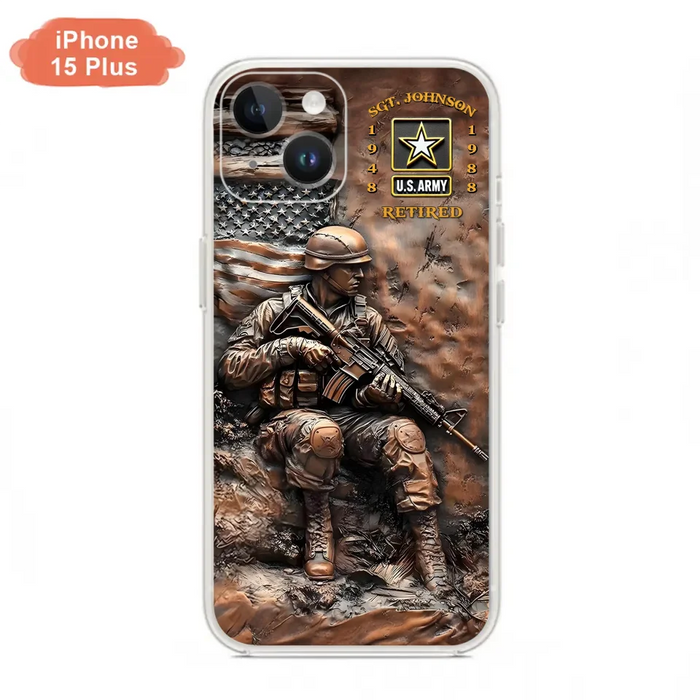 Custom Personalized Veteran Phone Case - Gift Idea For Veteran - Case For iPhone/ Samsung