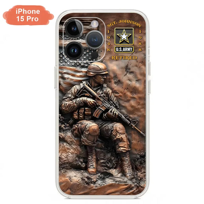 Custom Personalized Veteran Phone Case - Gift Idea For Veteran - Case For iPhone/ Samsung