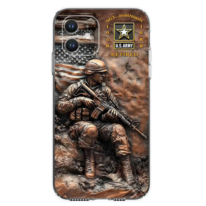 Custom Personalized Veteran Phone Case - Gift Idea For Veteran - Case For iPhone/ Samsung