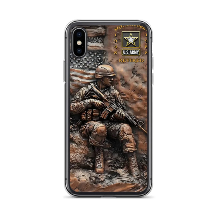 Custom Personalized Veteran Phone Case - Gift Idea For Veteran - Case For iPhone/ Samsung