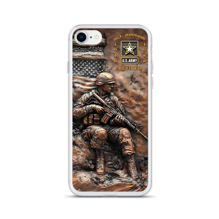 Custom Personalized Veteran Phone Case - Gift Idea For Veteran - Case For iPhone/ Samsung