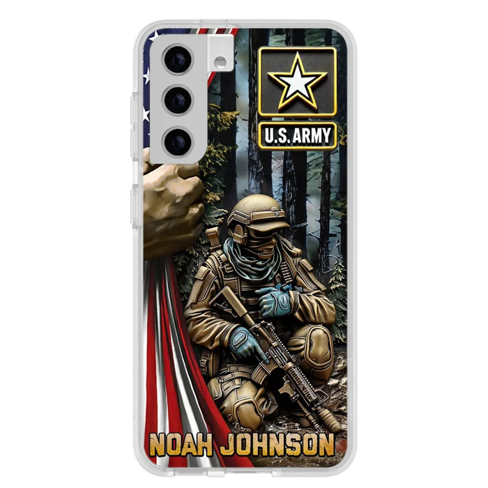 Custom Personalized Veteran Phone Case For iPhone/ Samsung - Veteran Gift Idea - Custom Name