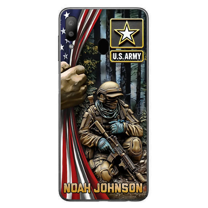 Custom Personalized Veteran Phone Case For iPhone/ Samsung - Veteran Gift Idea - Custom Name