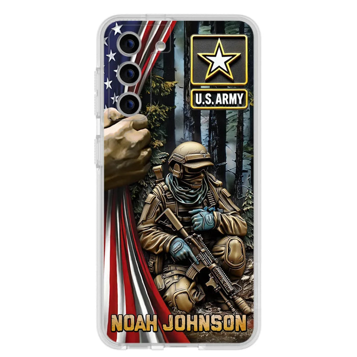 Custom Personalized Veteran Phone Case For iPhone/ Samsung - Veteran Gift Idea - Custom Name